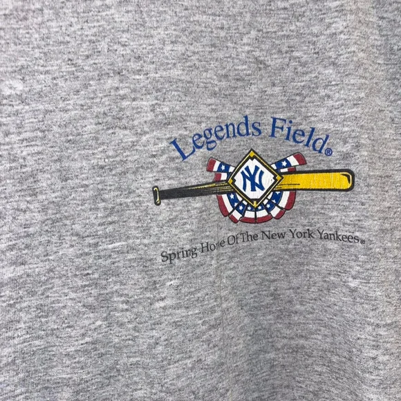 Grey & blue Y2K New York Yankees Legends Field T-shirt - Picture 3 of 6